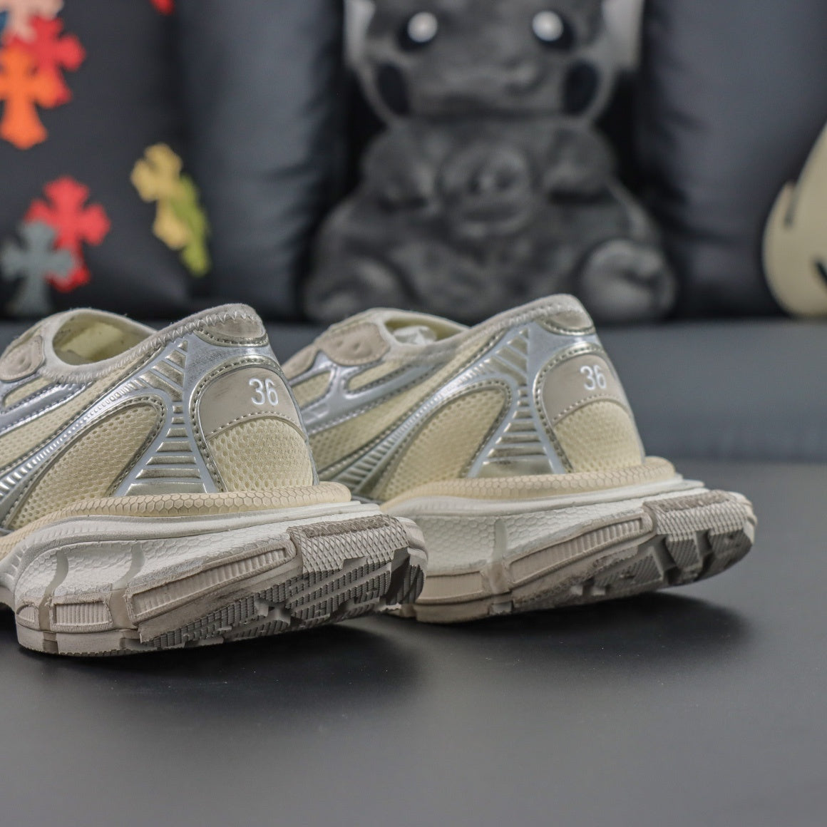 Sneakers 3XL 'Beige Argent'