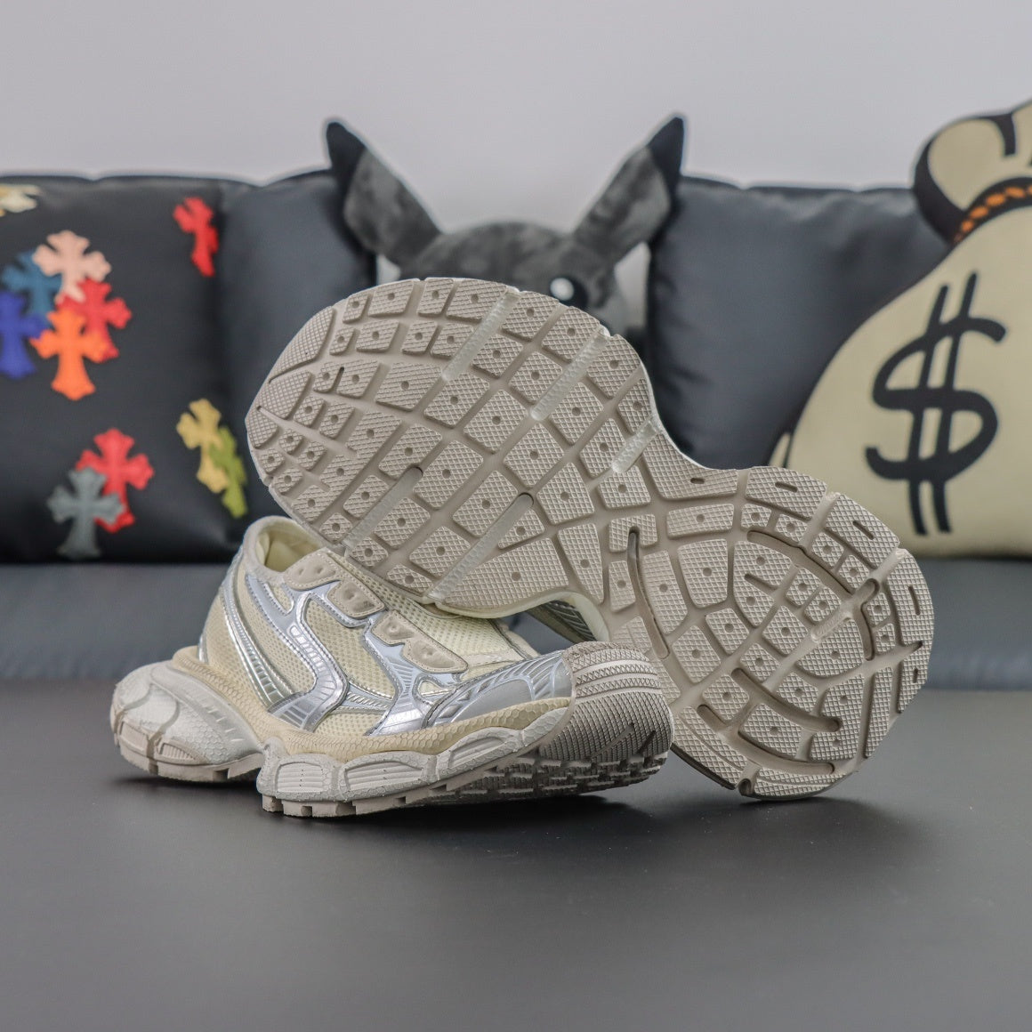 Sneakers 3XL 'Beige Argent'