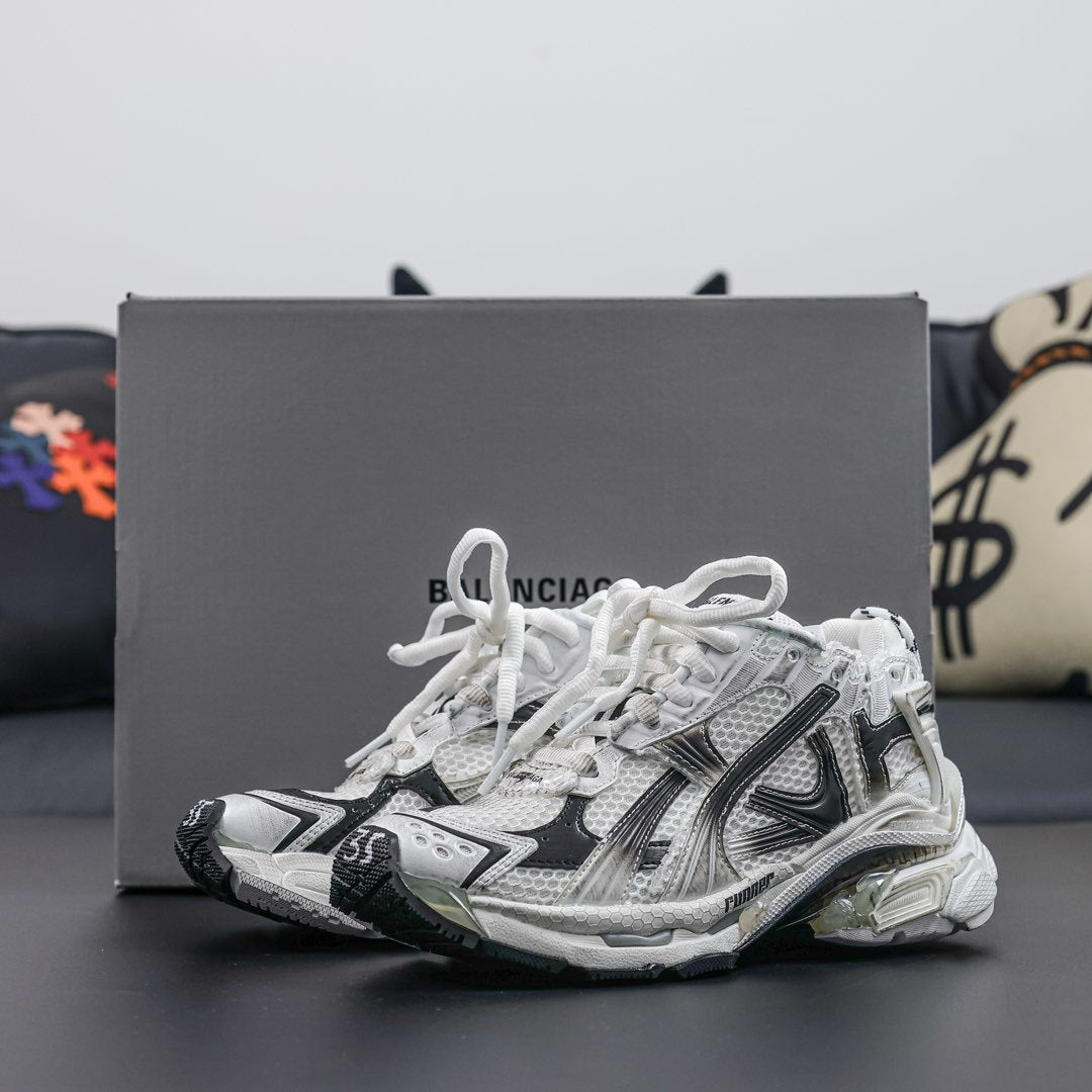 Sneakers Runner 'Blanc Noir'