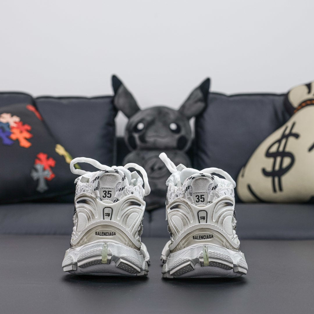 Sneakers Runner 'Blanc Noir'