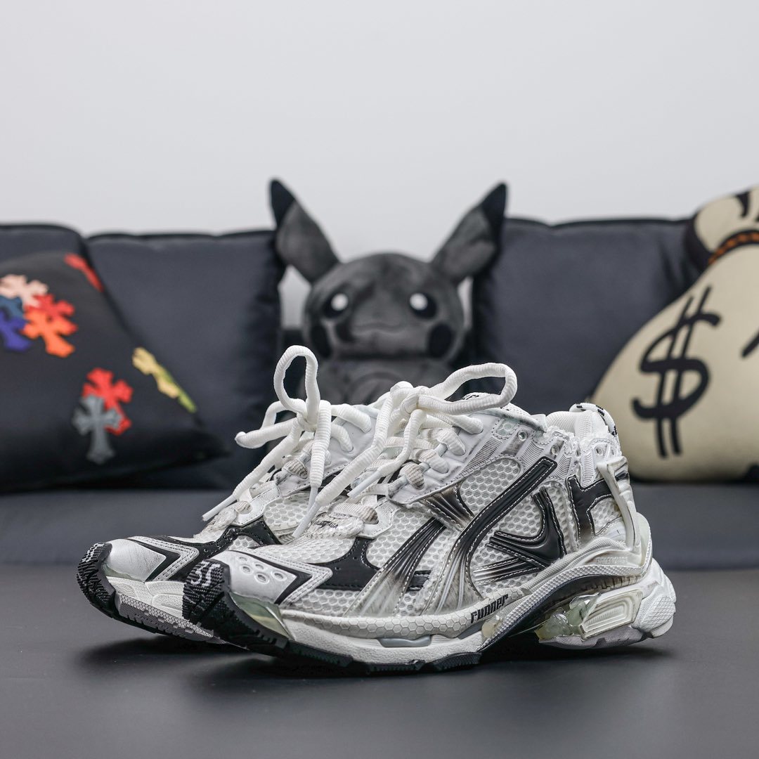 Sneakers Runner 'Blanc Noir'