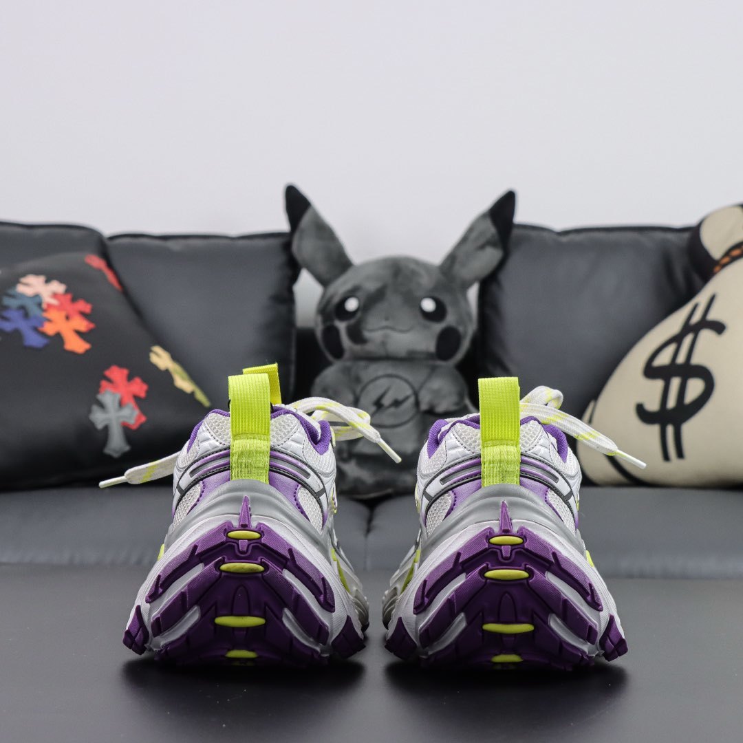 Sneakers 10XL 'Blanc Violet Jaune Fluo'