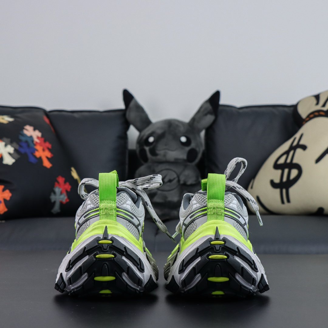 Sneakers 10XL 'Argent Vert Fluo'
