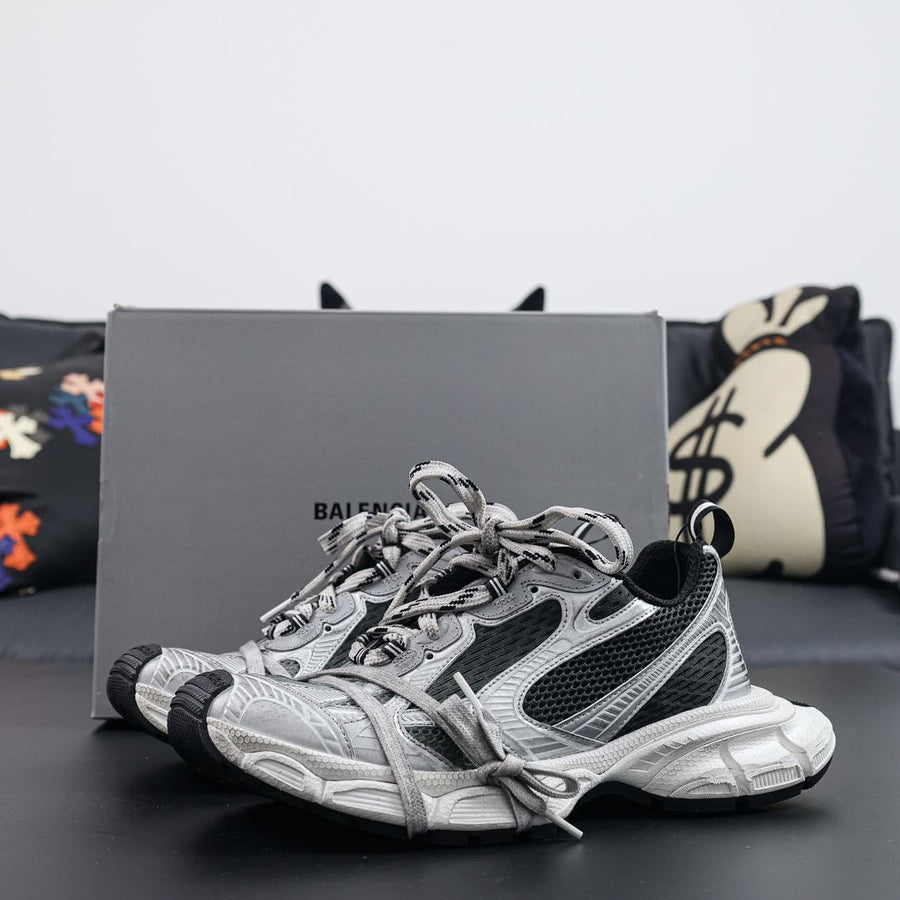 Sneakers 3XL 'Noir Blanc Argent'