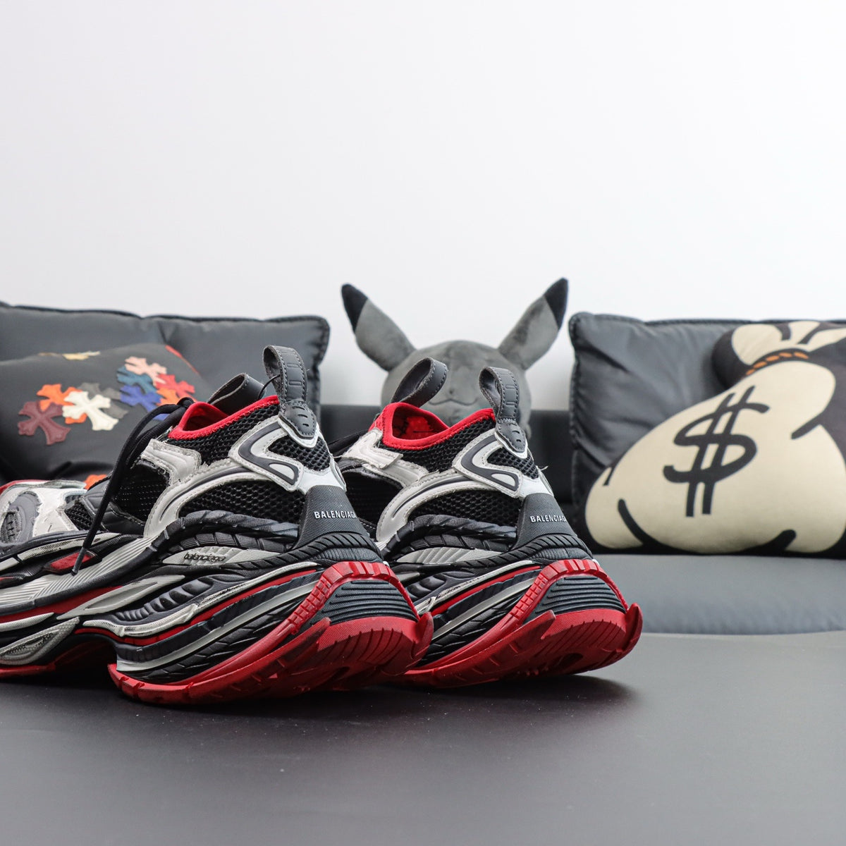 Sneakers 10XL 'Argent Rouge'