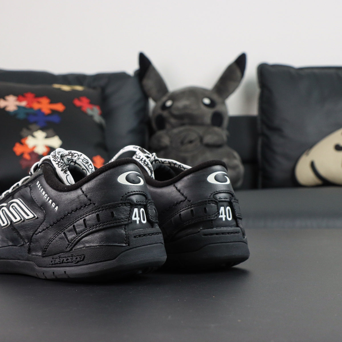 Sneakers Hamptons Worn-Out 'Noir'