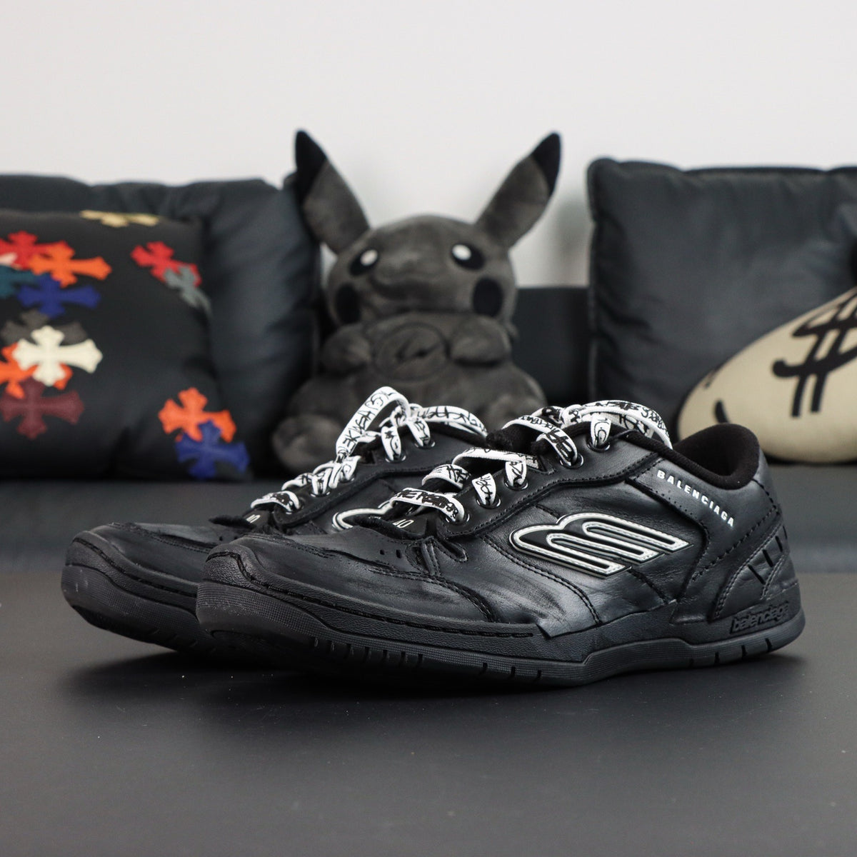 Sneakers Hamptons Worn-Out 'Noir'