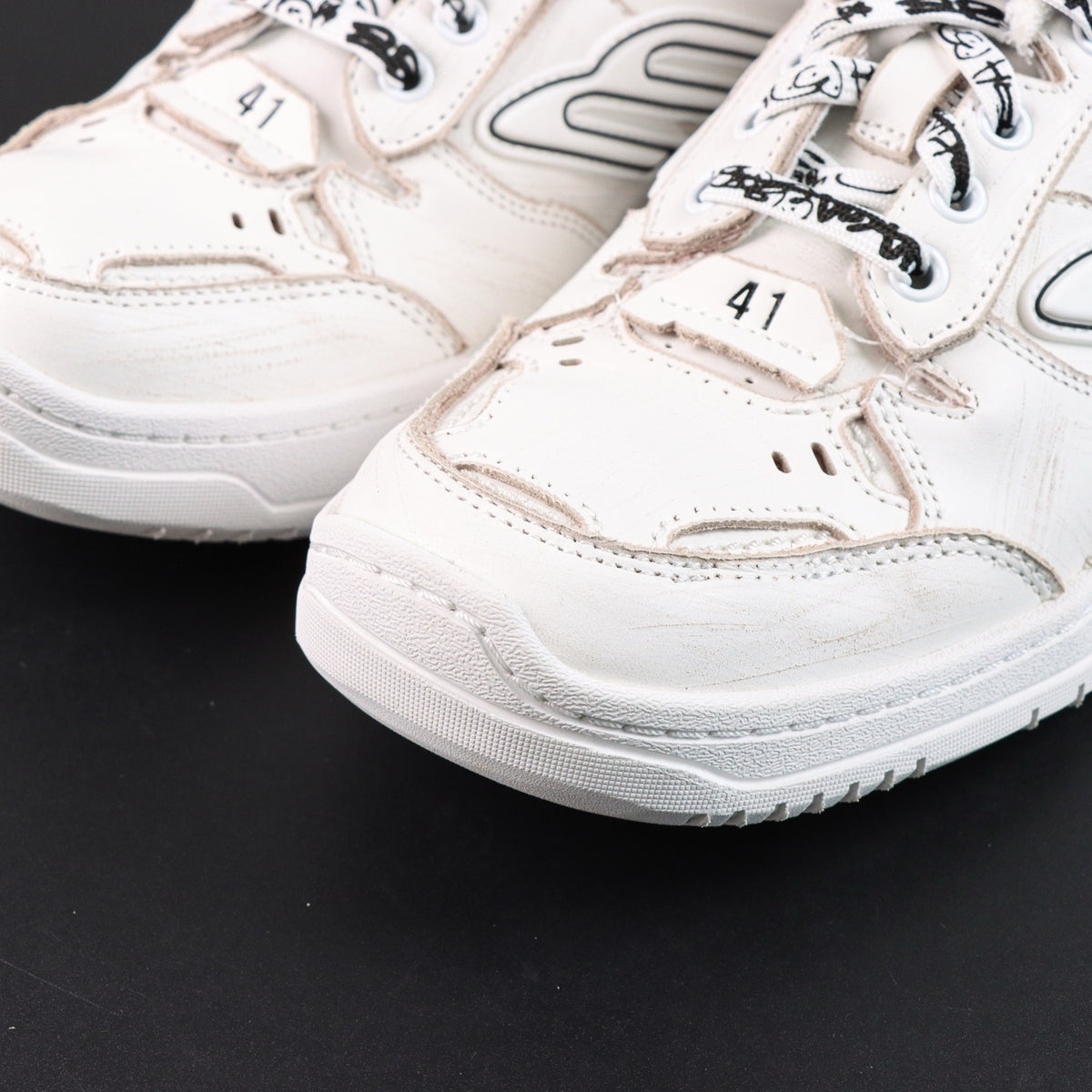 Sneakers Hamptons Worn-Out 'Blanc'