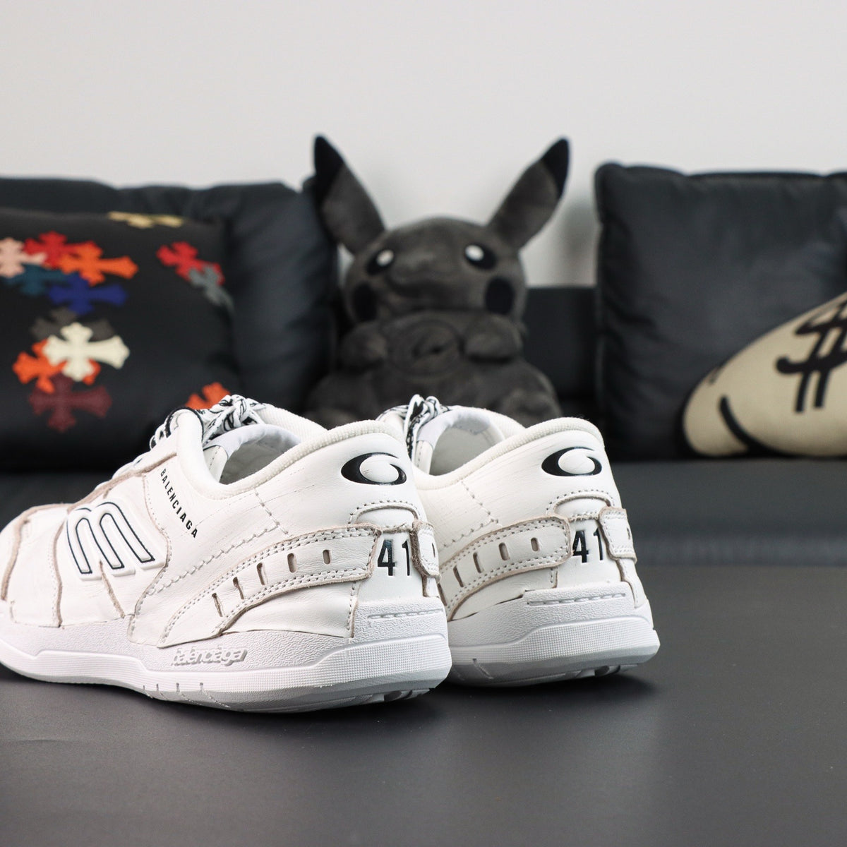 Sneakers Hamptons Worn-Out 'Blanc'