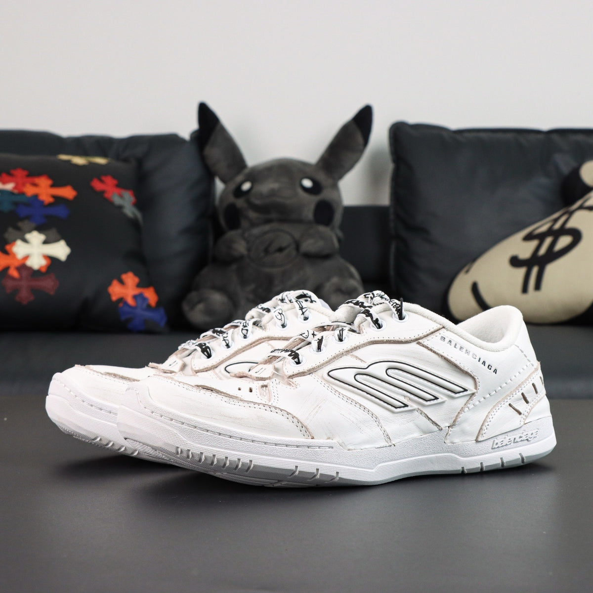Sneakers Hamptons Worn-Out 'Blanc'