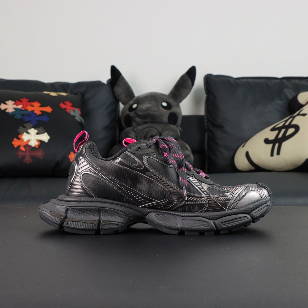 Sneakers 3XL 'Noir Fuchsia'