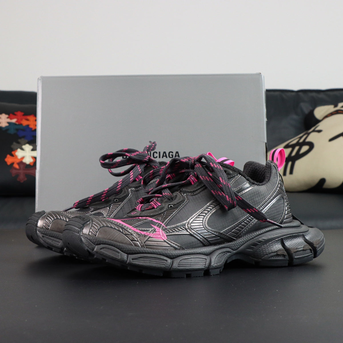 Sneakers 3XL 'Noir Fuchsia'