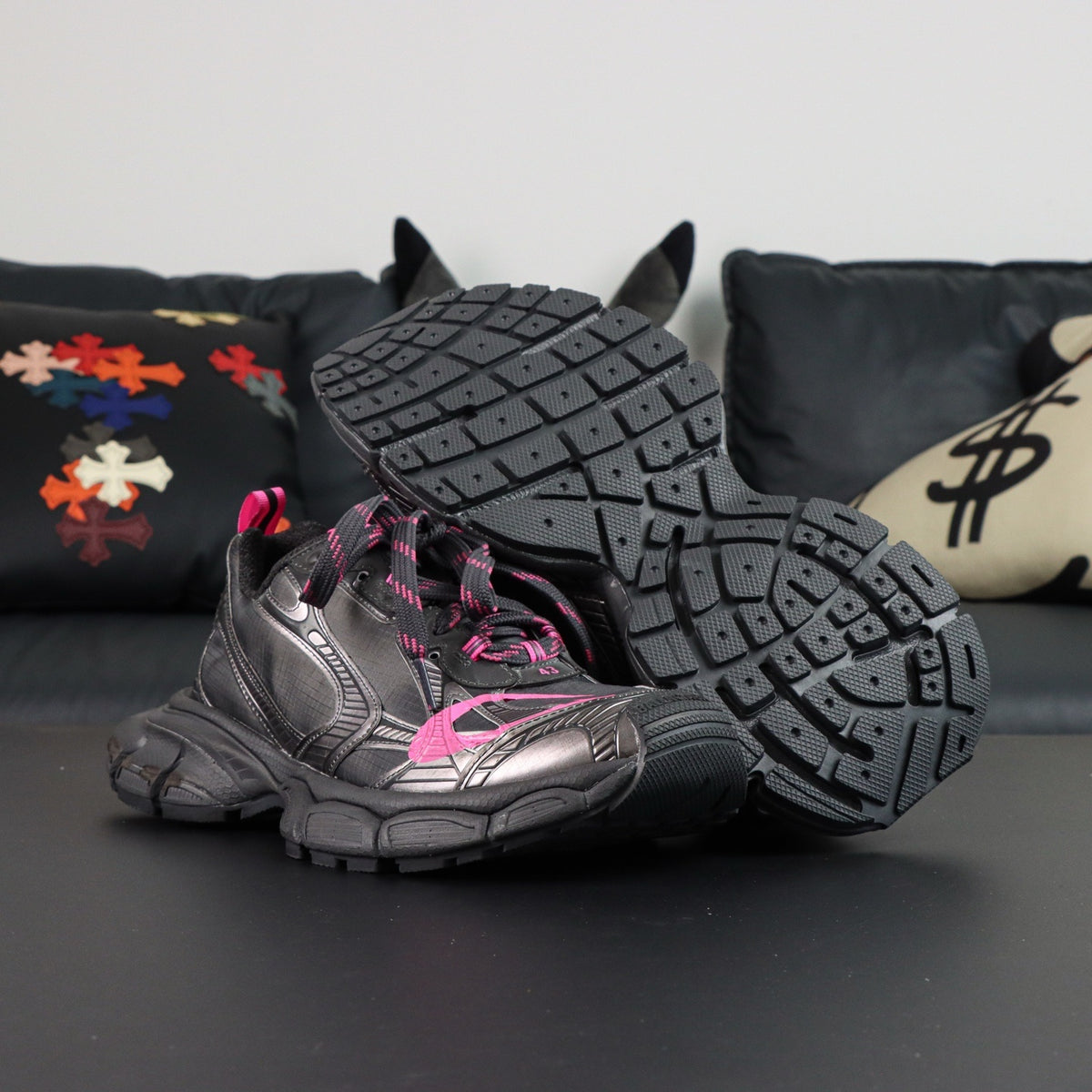 Sneakers 3XL 'Noir Fuchsia'