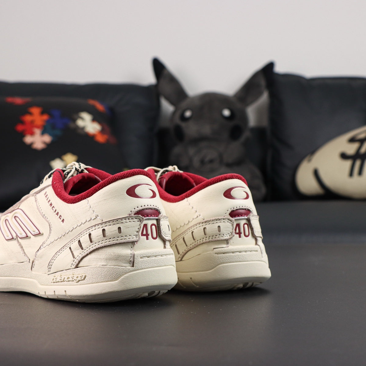 Sneakers Hamptons Worn-Out 'Blanc Bordeaux'
