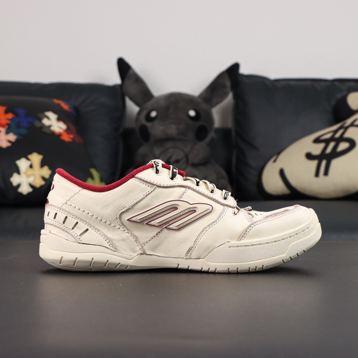 Sneakers Hamptons Worn-Out 'Blanc Bordeaux'