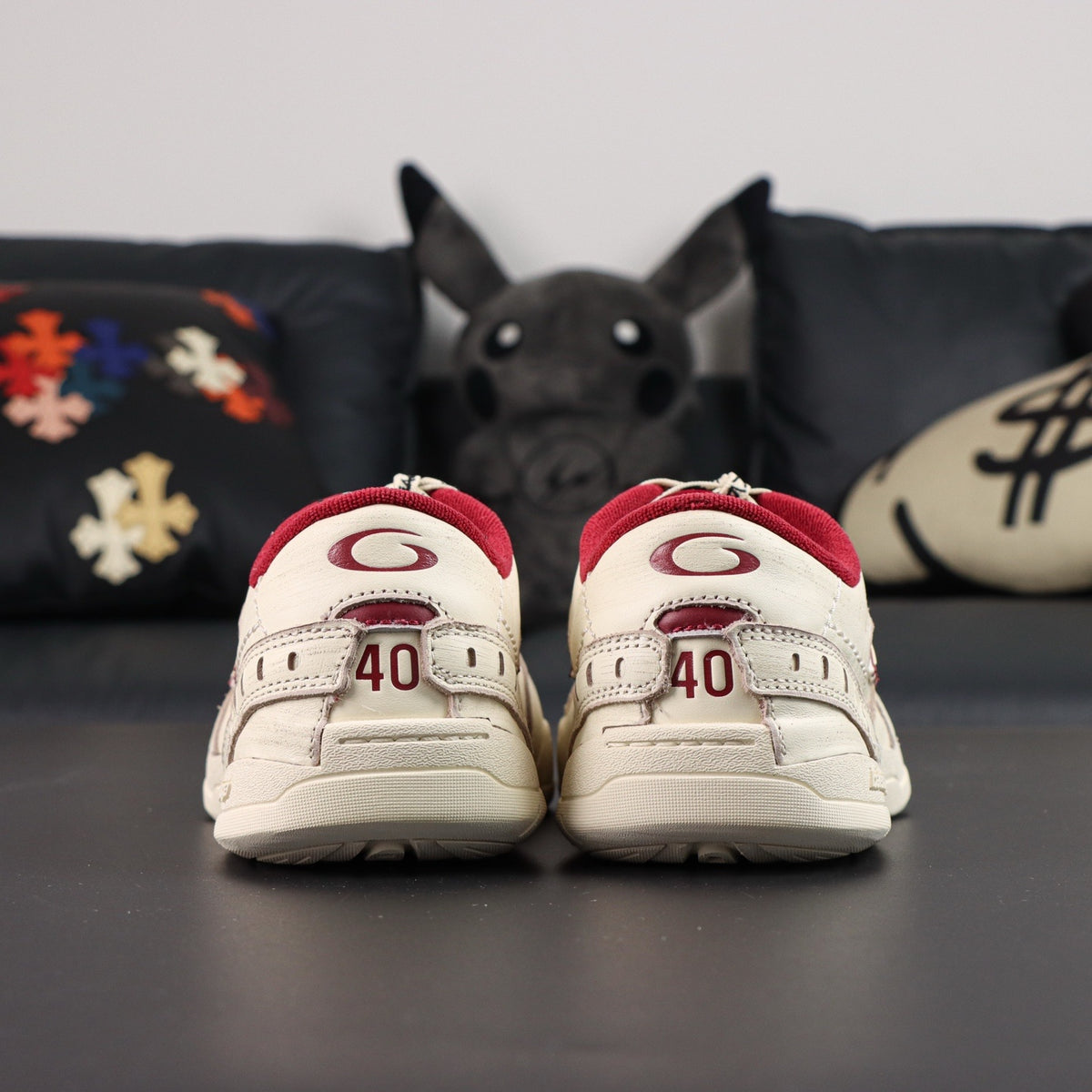 Sneakers Hamptons Worn-Out 'Blanc Bordeaux'