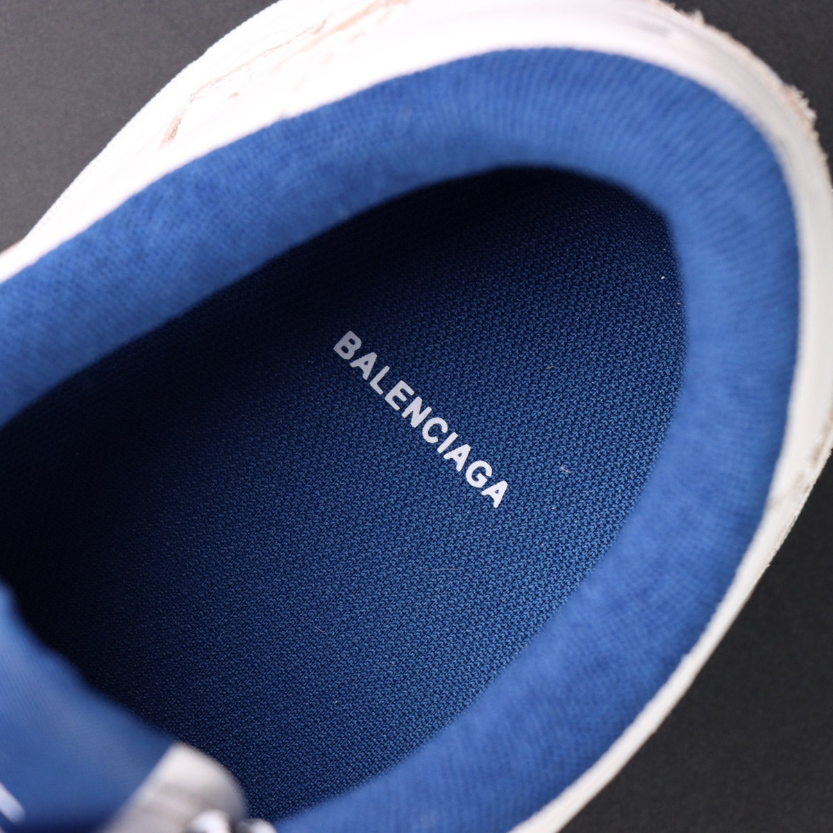 Sneakers Hamptons Worn-Out 'Blanc Bleu Marine'