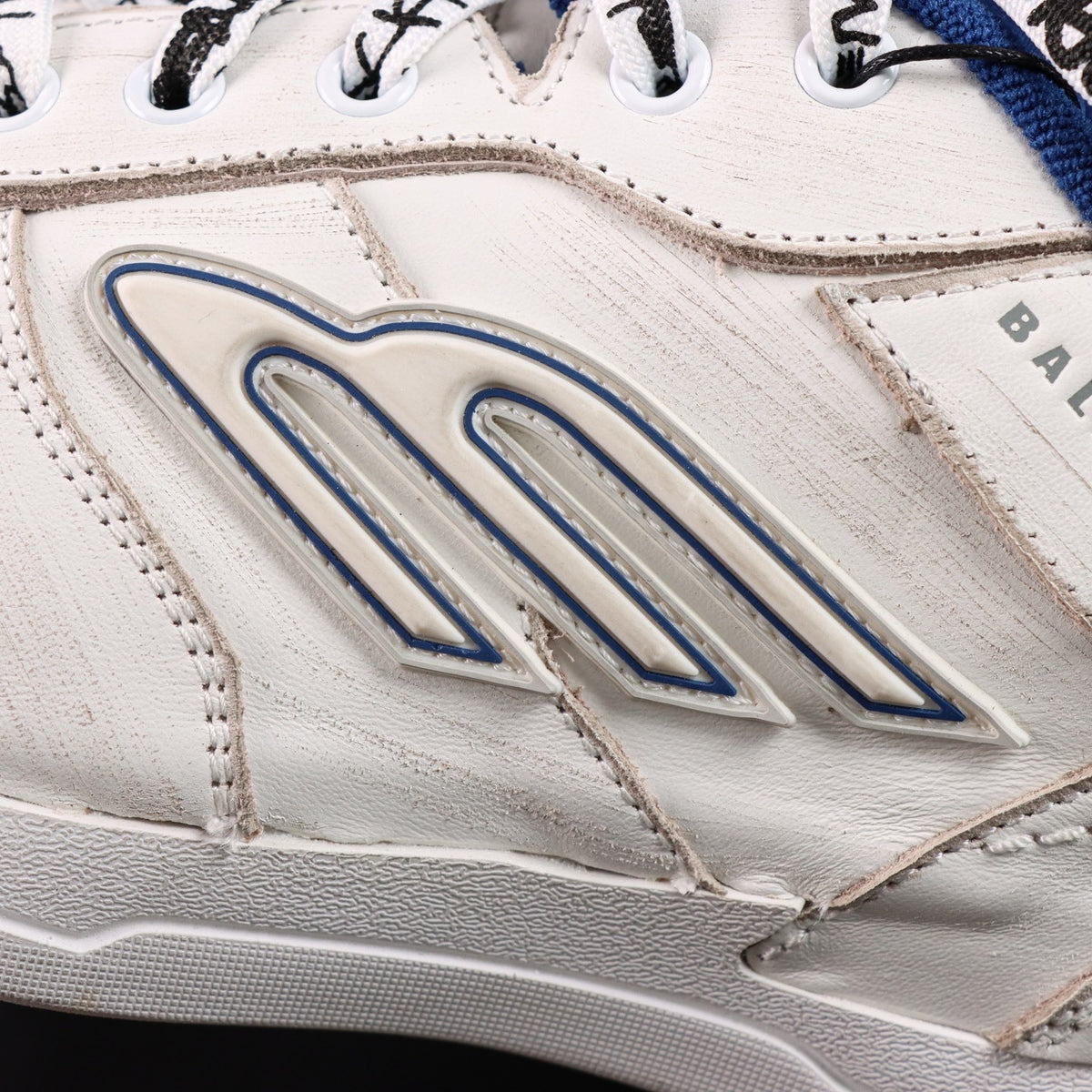 Sneakers Hamptons Worn-Out 'Blanc Bleu Marine'