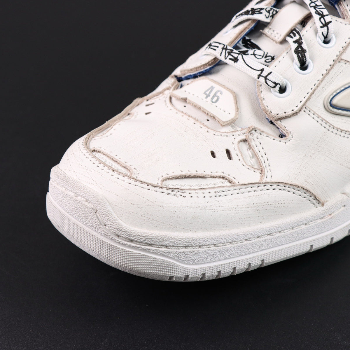 Sneakers Hamptons Worn-Out 'Blanc Bleu Marine'