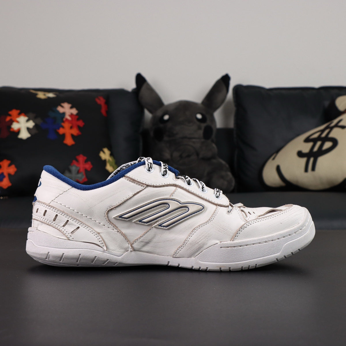 Sneakers Hamptons Worn-Out 'Blanc Bleu Marine'