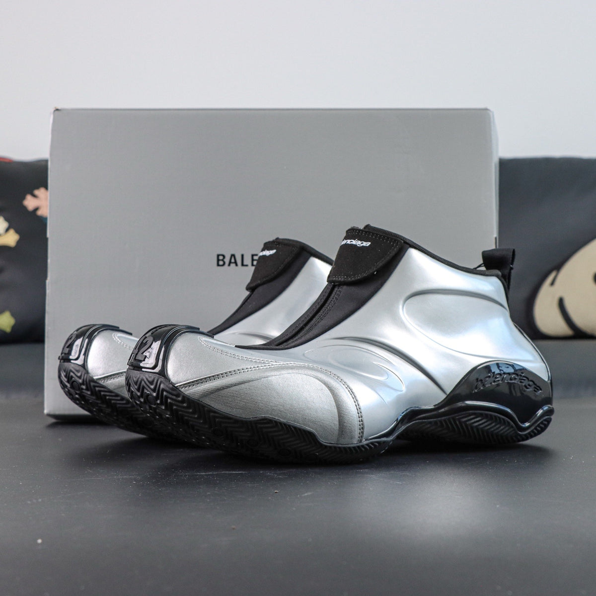 Sneakers Basketball 'Argent'