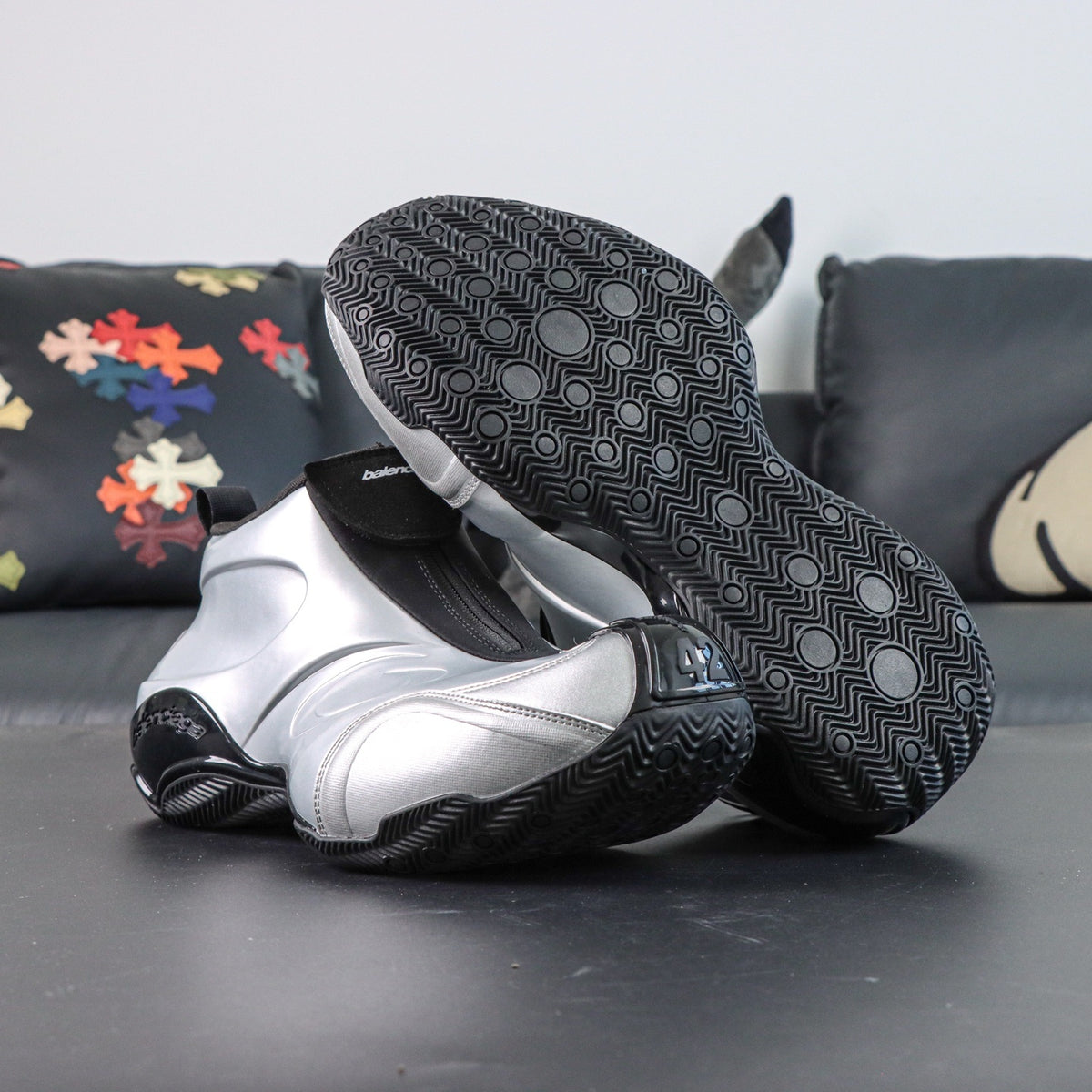 Sneakers Basketball 'Argent'