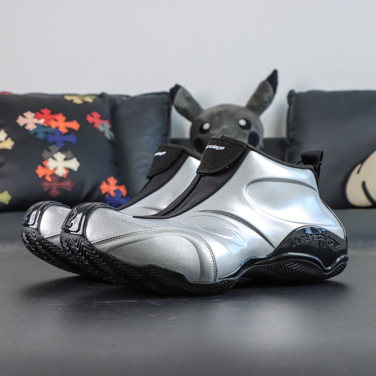 Sneakers Basketball 'Argent'