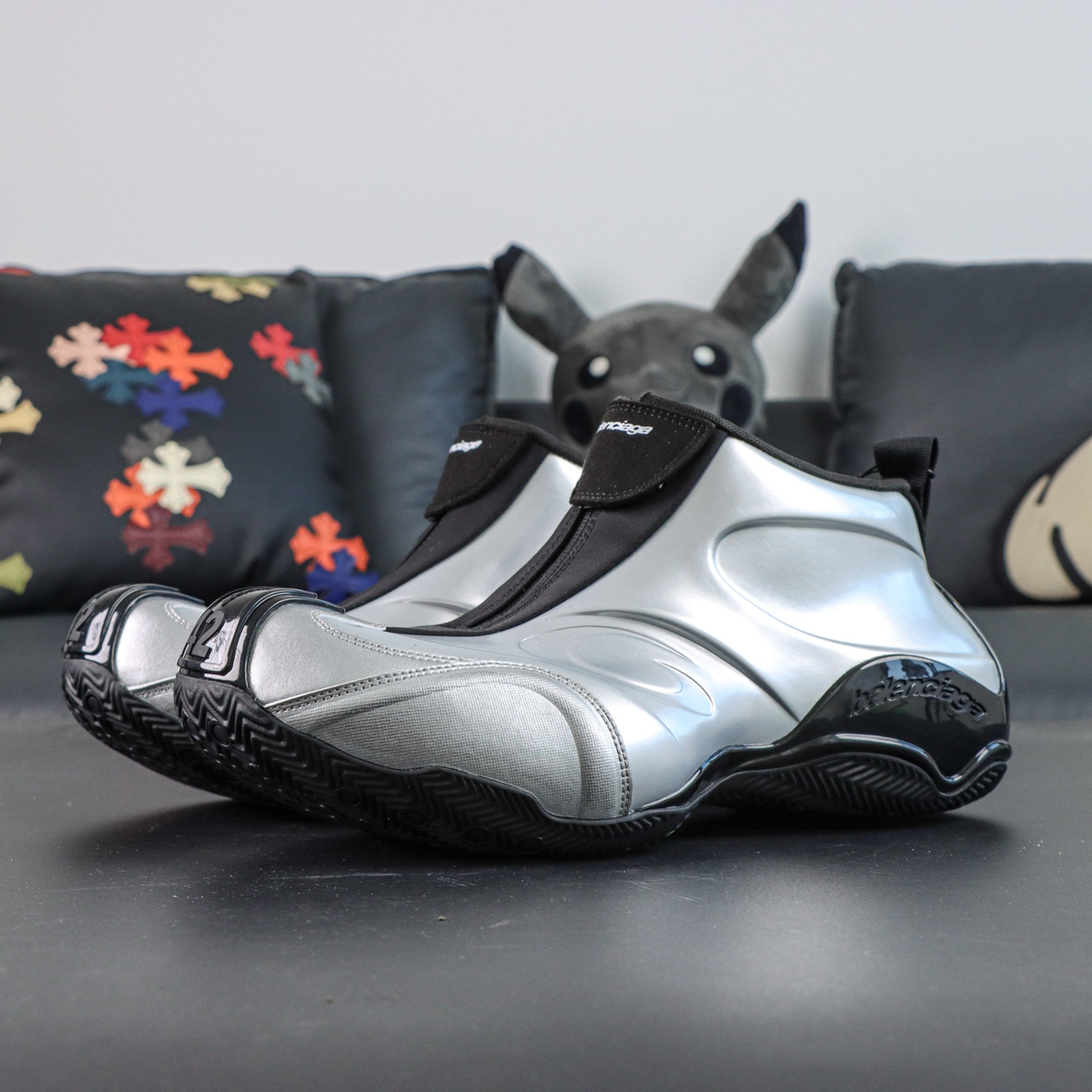 Sneakers Basketball 'Argent'