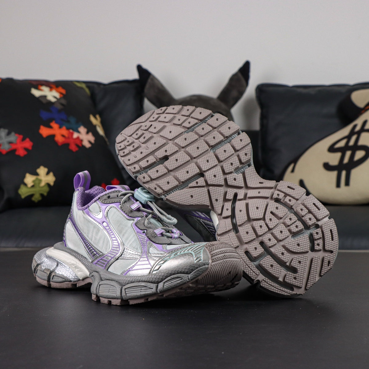 Sneakers 3XL 'Argent Lilas'