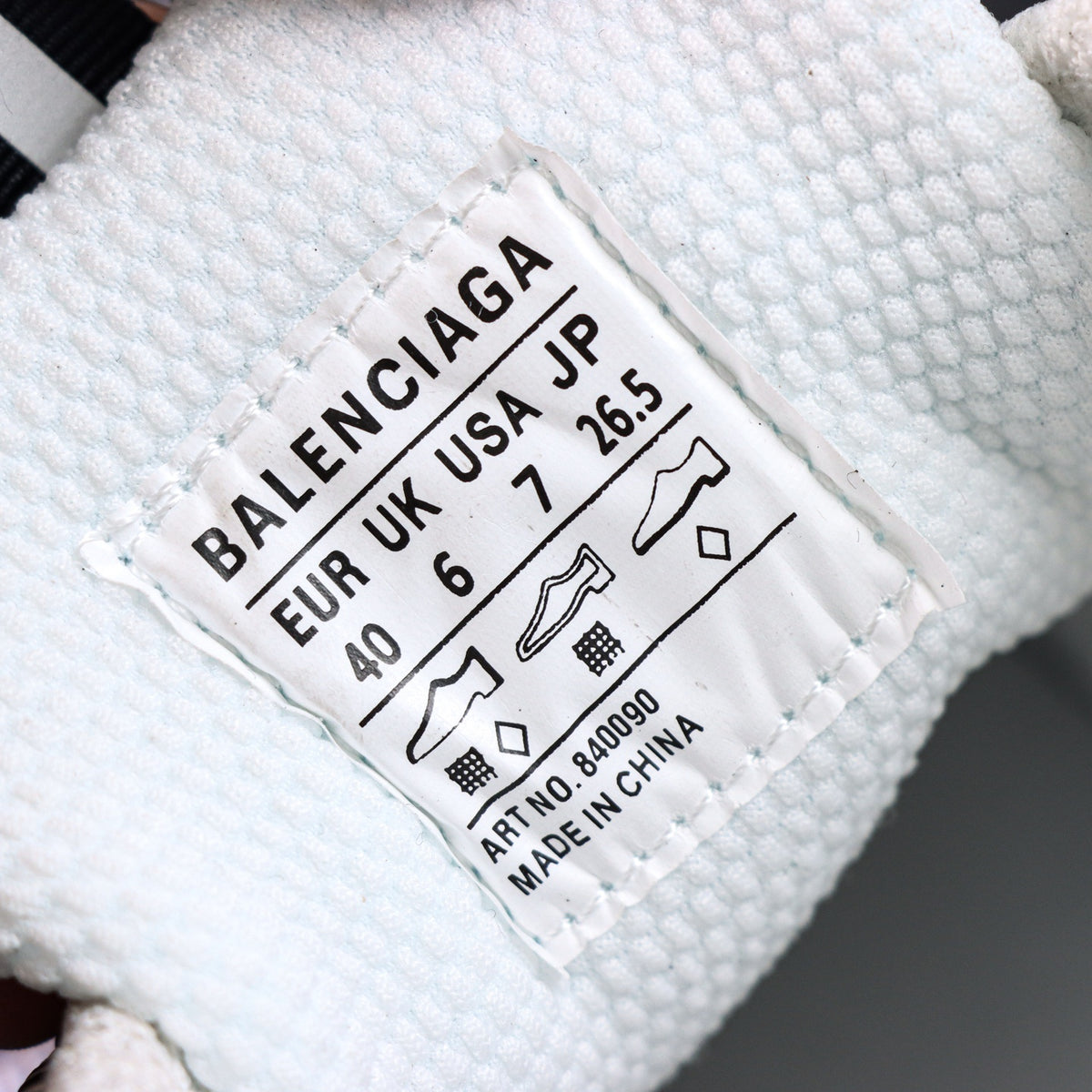 Sneakers 3XL 'Blanc Bleu Marine Rouge'