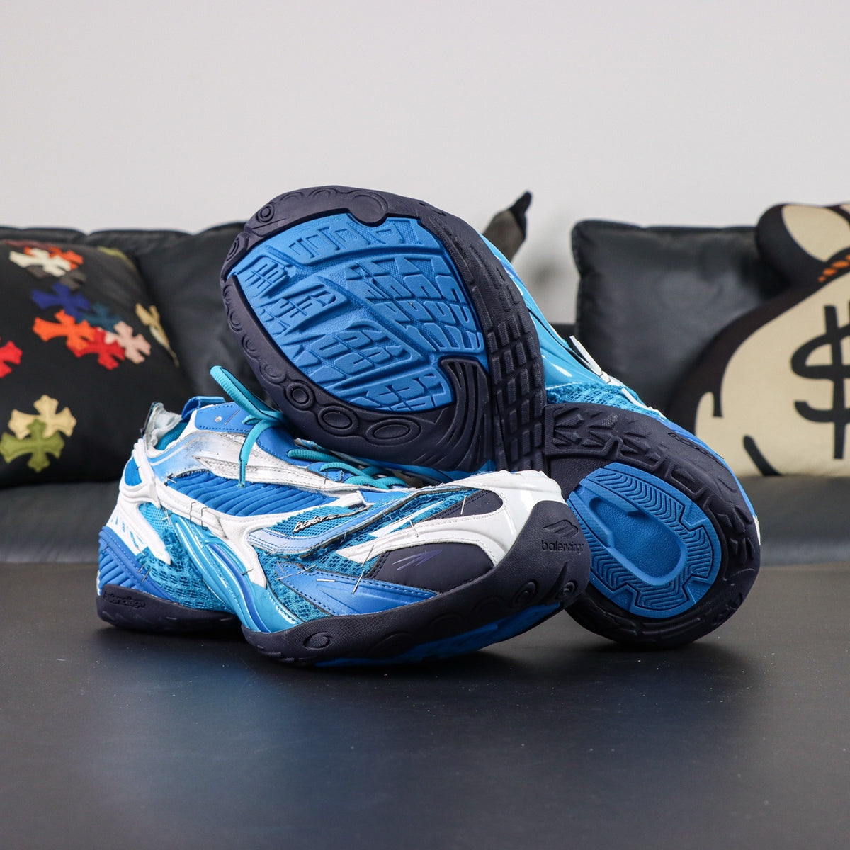 Sneakers Soleless 23 'Bleu Blanc'
