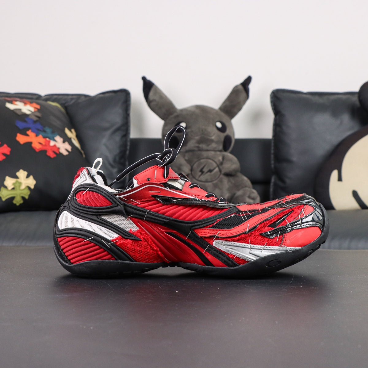 Sneakers Soleless 23 'Rouge Noir'
