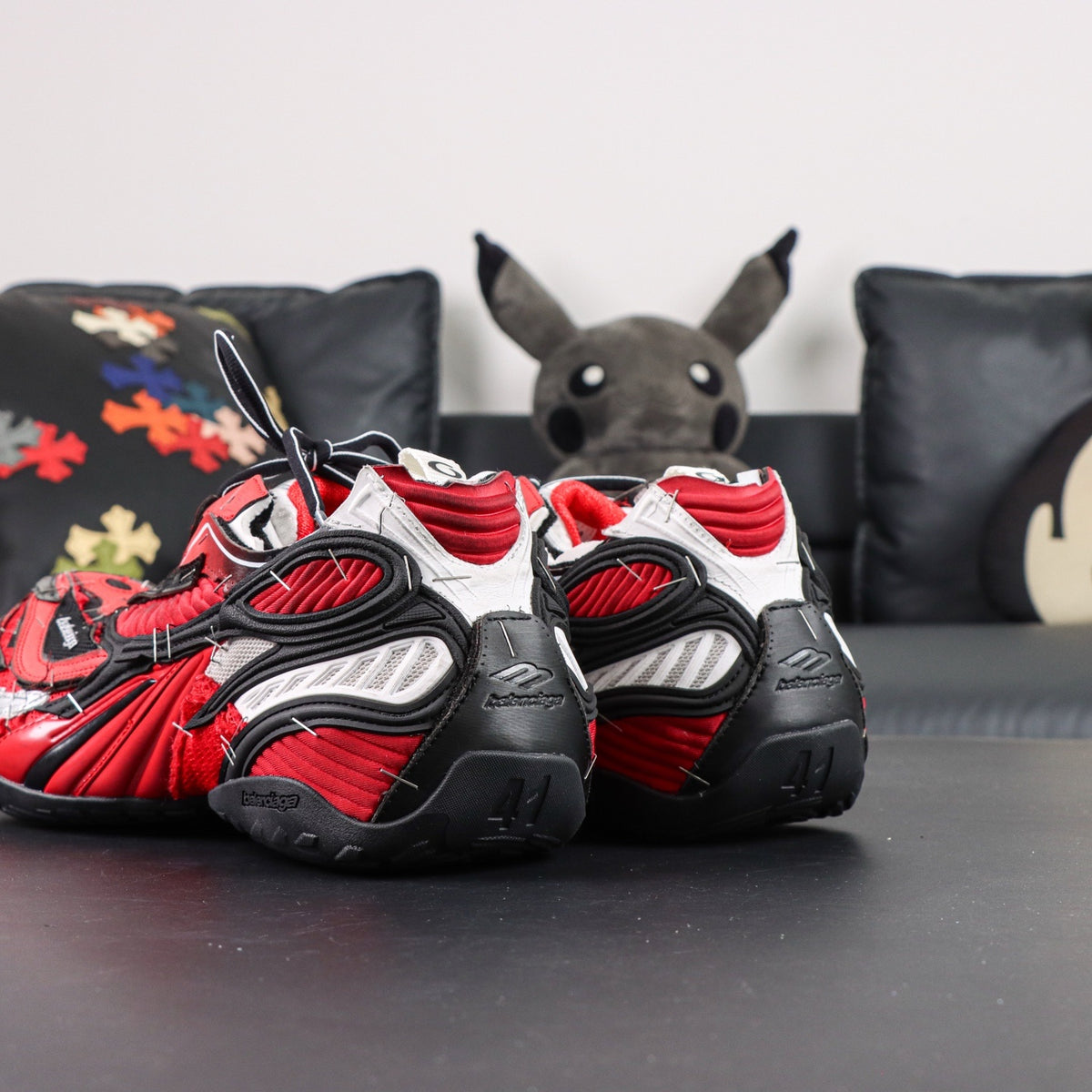 Sneakers Soleless 23 'Rouge Noir'