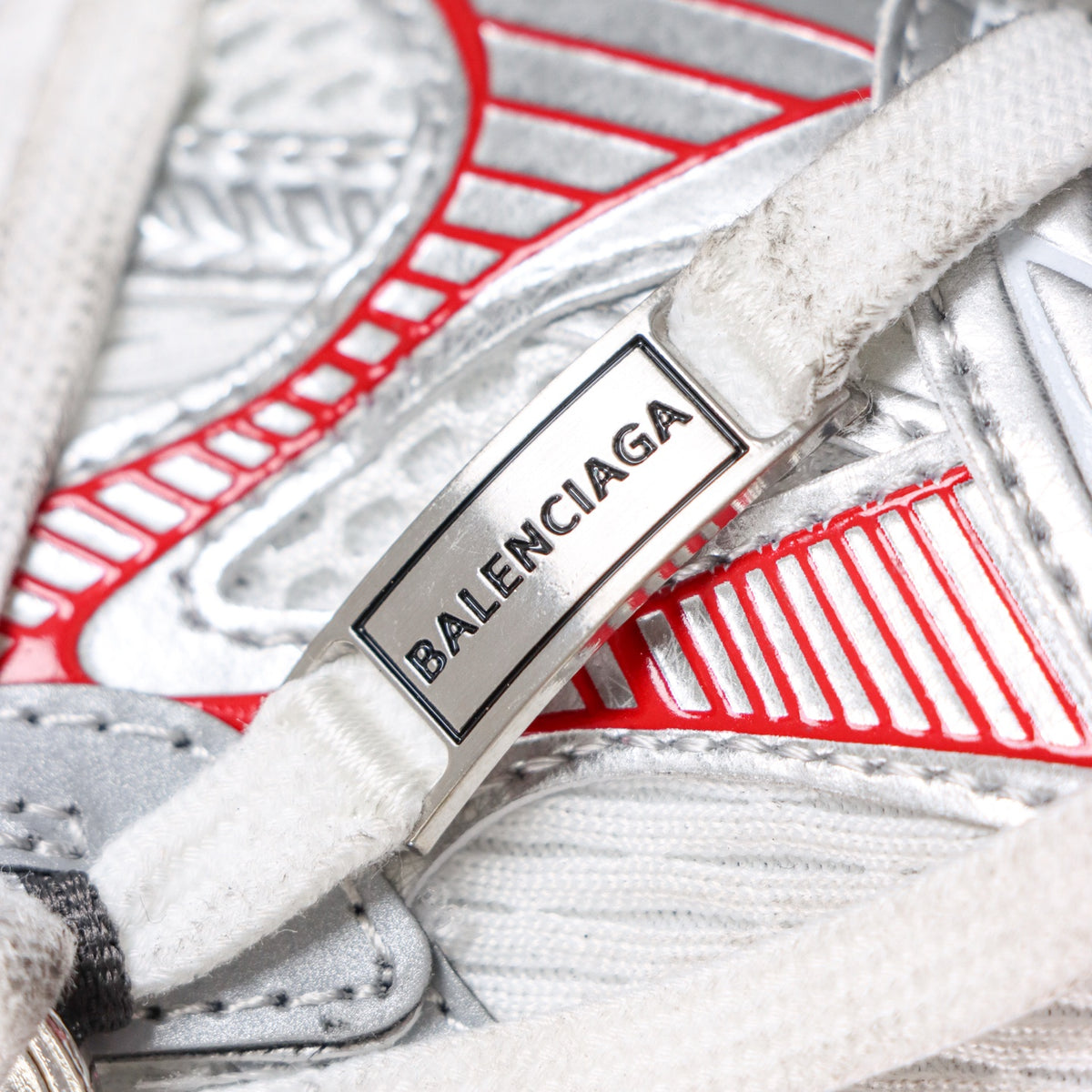 Sneakers 3XL Extreme Lace 'Gris Clair Rouge'