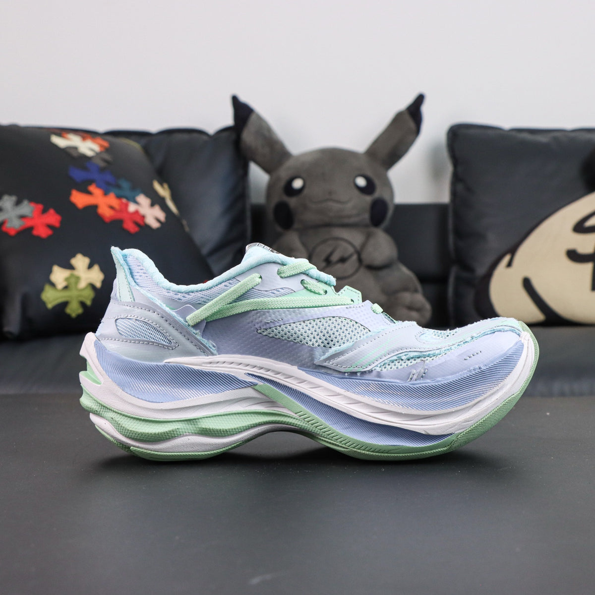 Sneakers Jet 26 'Bleu Ciel Vert d'Eau'