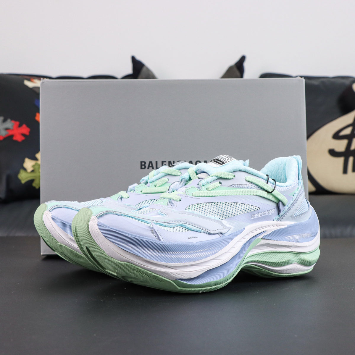 Sneakers Jet 26 'Bleu Ciel Vert d'Eau'
