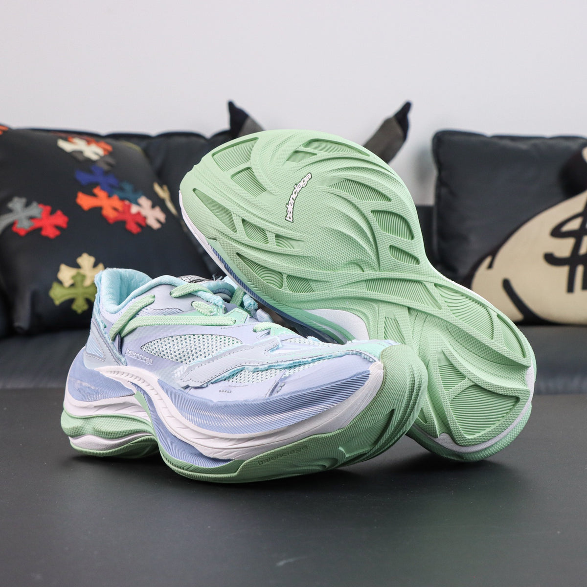 Sneakers Jet 26 'Bleu Ciel Vert d'Eau'