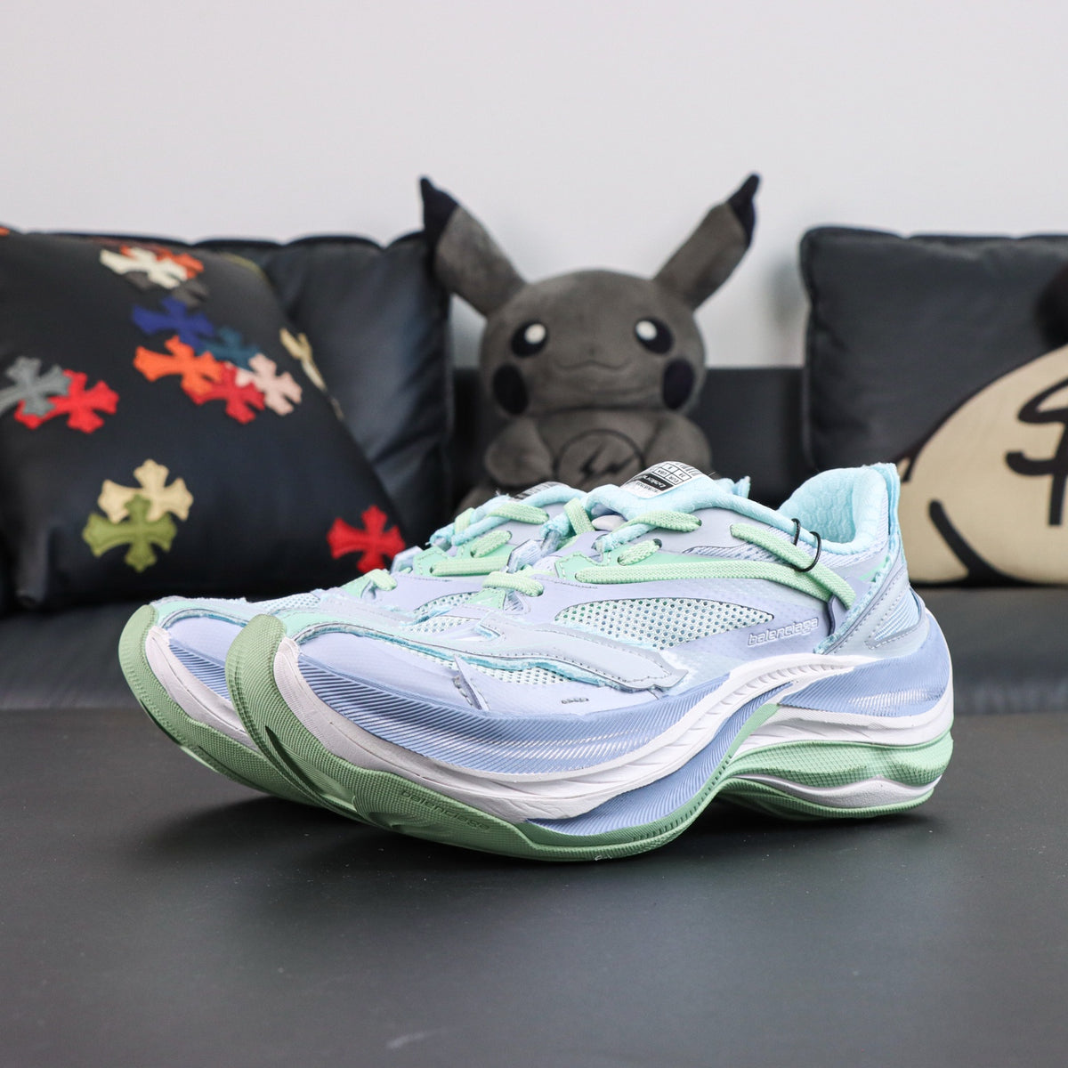 Sneakers Jet 26 'Bleu Ciel Vert d'Eau'