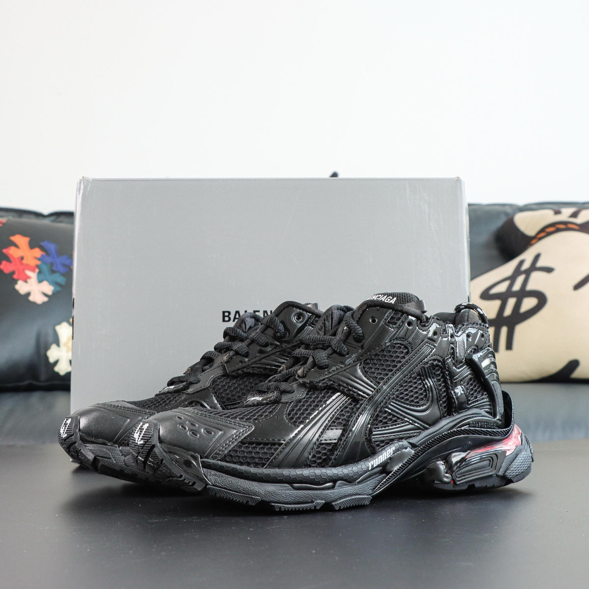Sneakers Runner LED 'Noir'