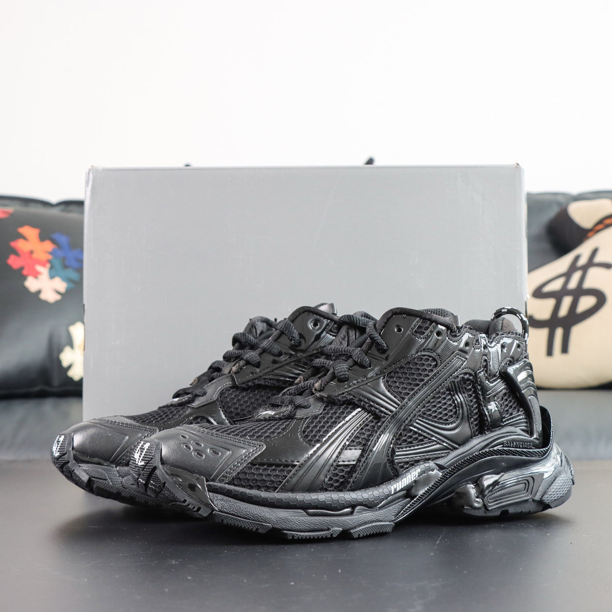 Sneakers Runner LED 'Noir'