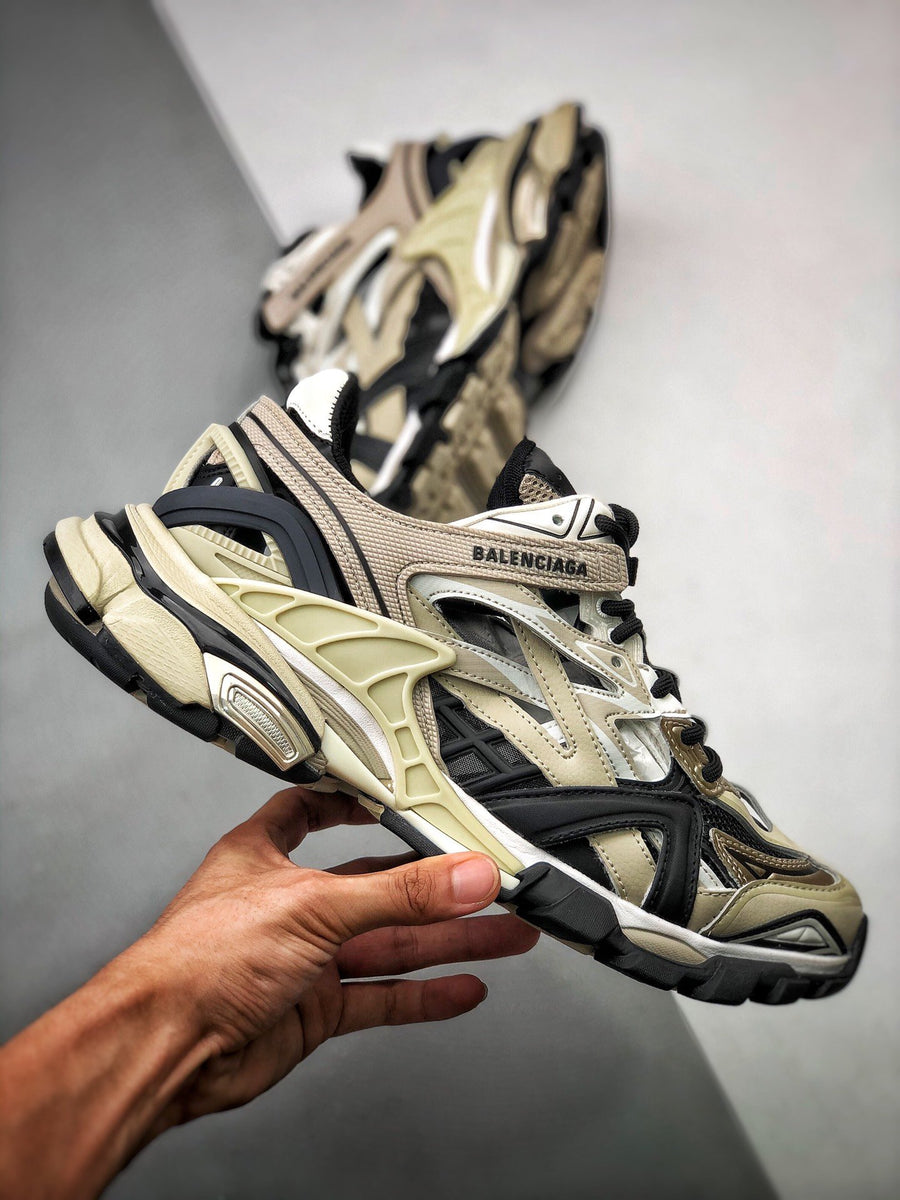 Sneakers Track 2.0 'Beige Noir'
