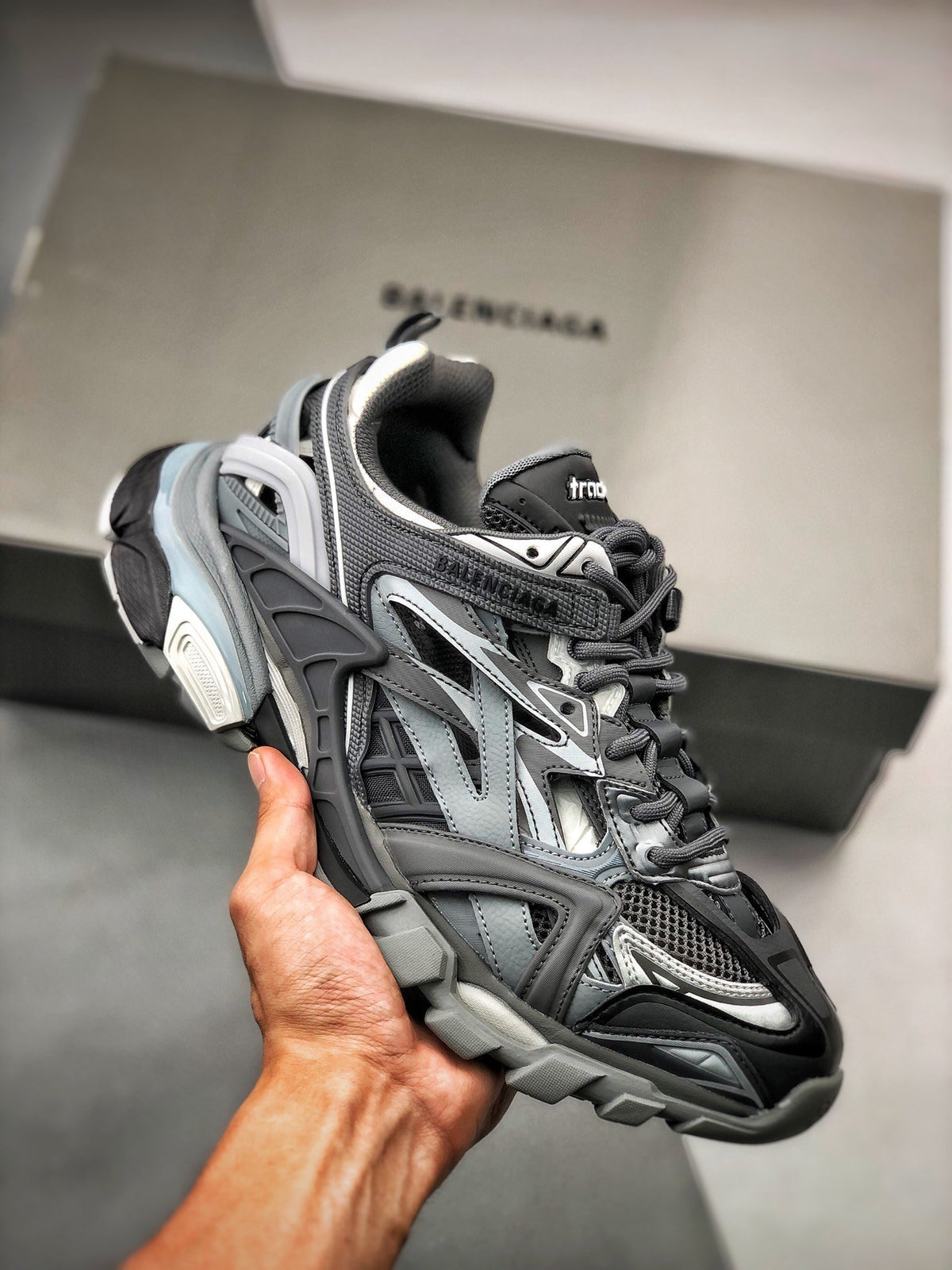 Sneakers Track 2.0 'Gris Anthracite'