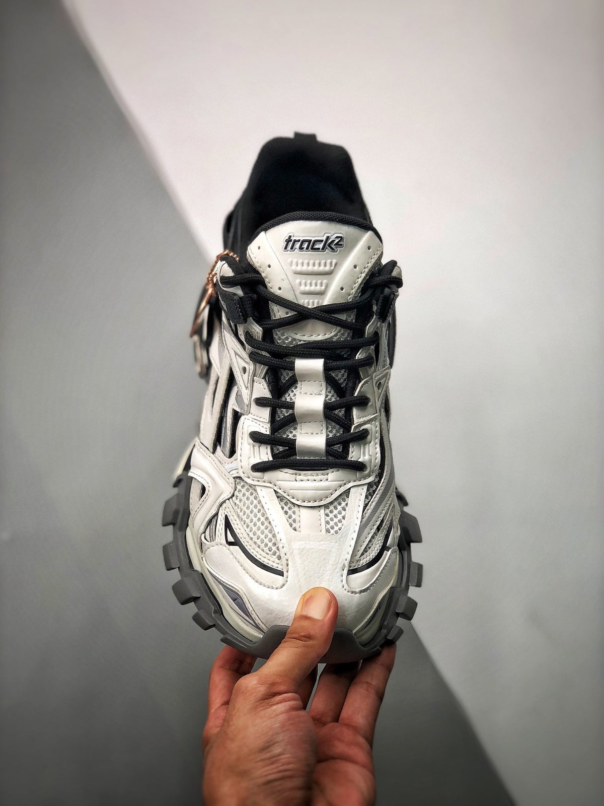 Sneakers Track 2.0 'Blanc Noir'