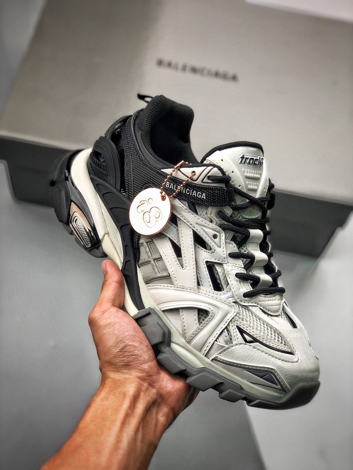 Sneakers Track 2.0 'Blanc Noir'