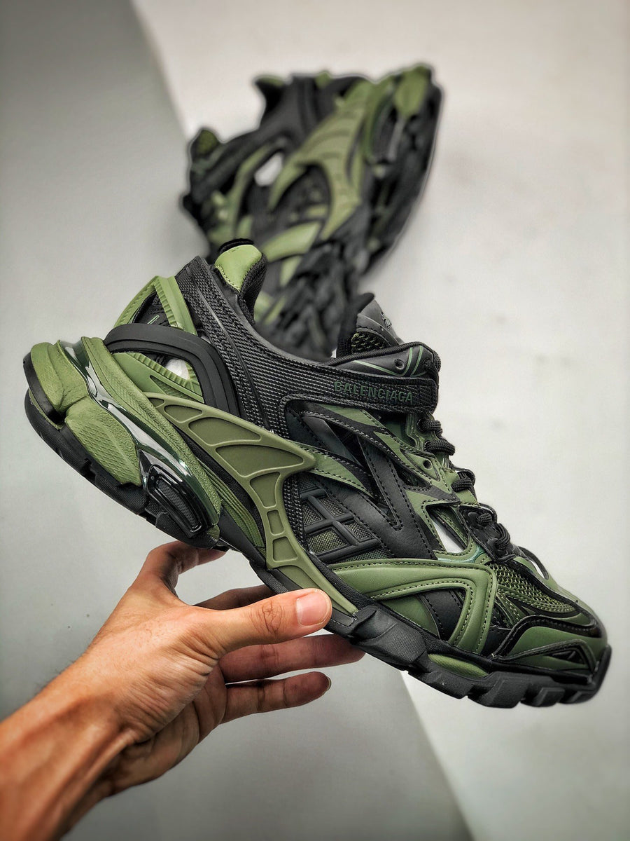 Sneakers Track 2.0 'Vert Kaki Noir'