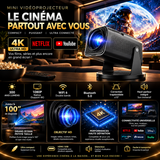 Kult - Mini projecteur Full HD, image jusqu'à 200"