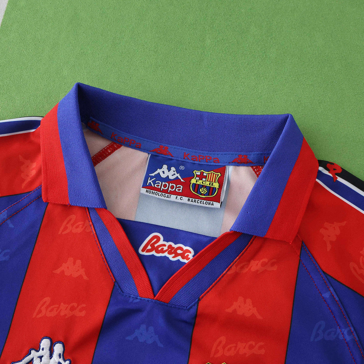 Ensemble Enfant FC Barcelone 1996/97 Domicile Rétro — vue 2