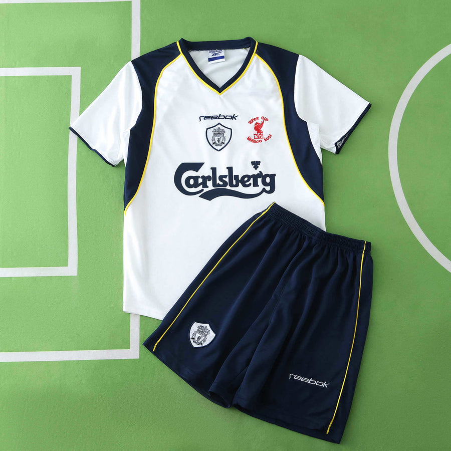 Ensemble Enfant Liverpool 2001/02 Extérieur Rétro — vue 10