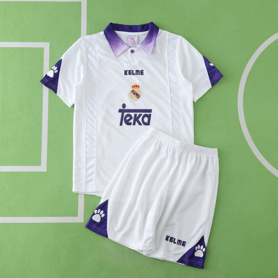 Ensemble Enfant Real Madrid 1997/98 Domicile Rétro — vue 9