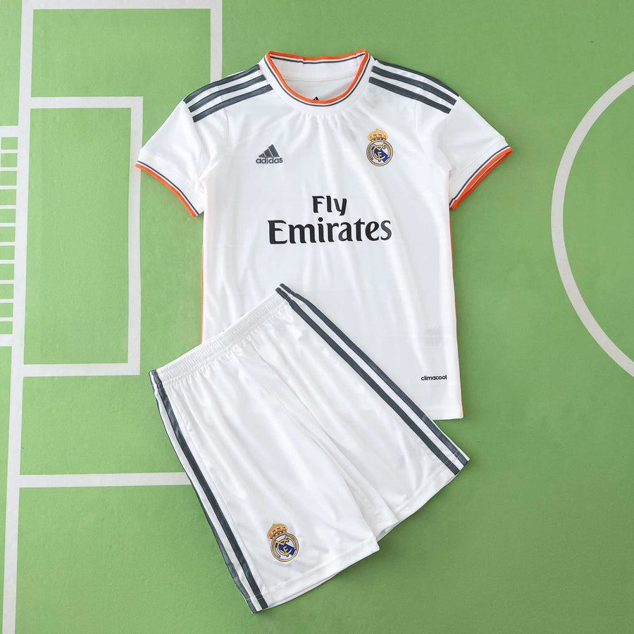 Ensemble Enfant Real Madrid 2013/14 Domicile Rétro — vue 8